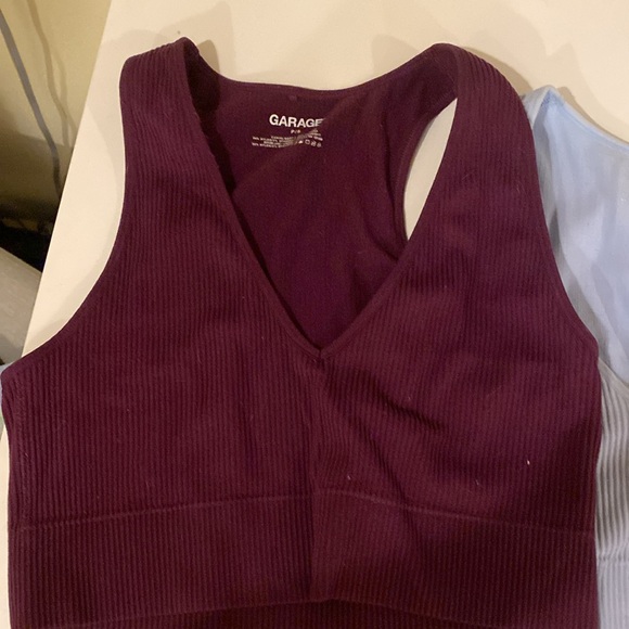 Garage U neck tank tops, pack of 3. All in size small. Bought at 25$ each. - Picture 2 of 4